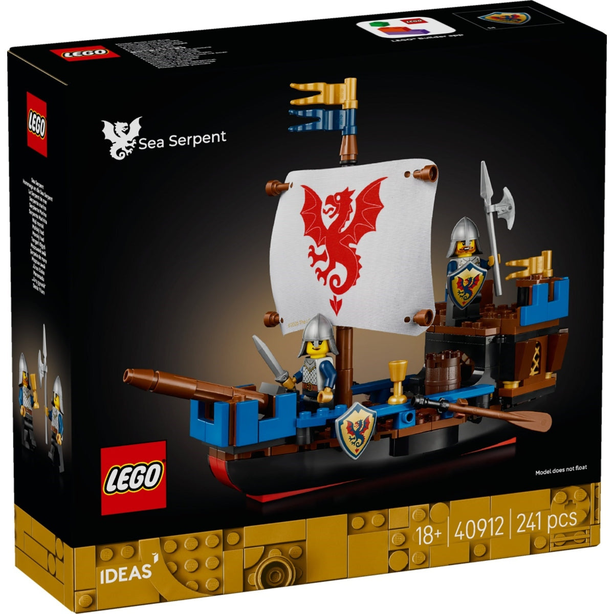 LEGO Ideas 40912 Sea Serpent - cutie fata