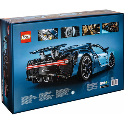 LEGO Technic 42083 - Bugatti Chiron - cutie spate