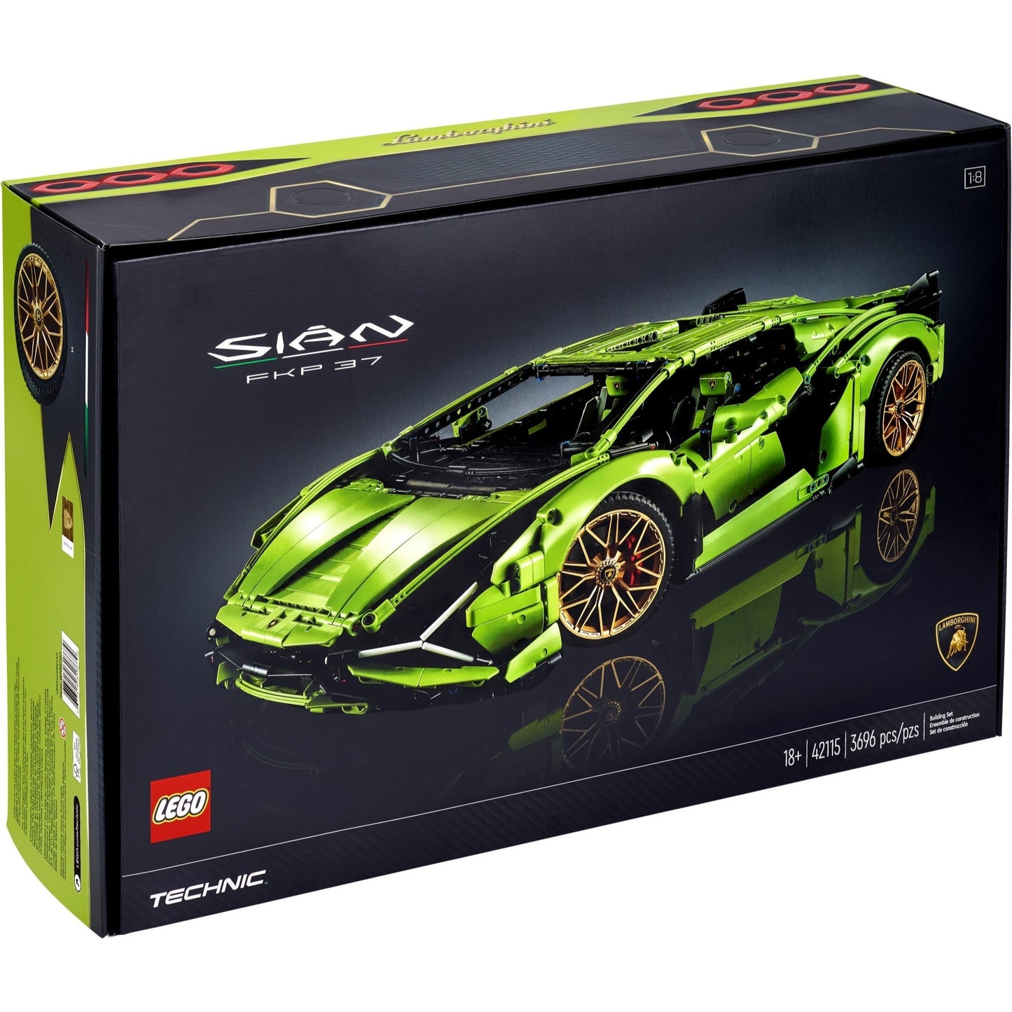 LEGO Technic 42115 - Lamborghini Sián FKP 37 - cutie fata