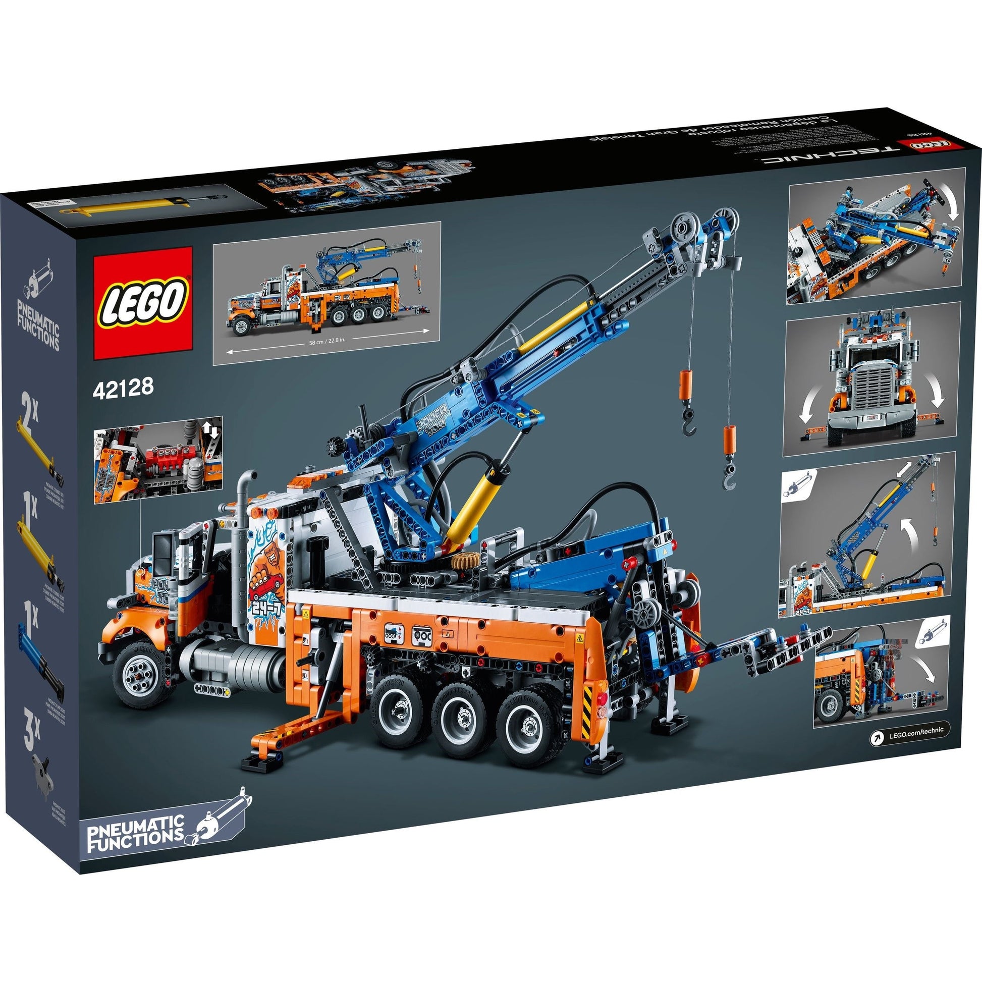 LEGO Technic 42128 - Camion de remorcare de mare tonaj - cutie spate