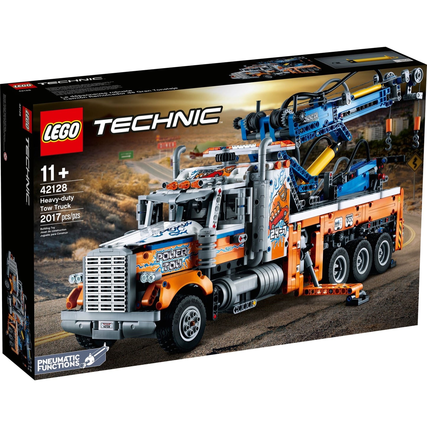 LEGO Technic 42128 - Camion de remorcare de mare tonaj - cutie fata