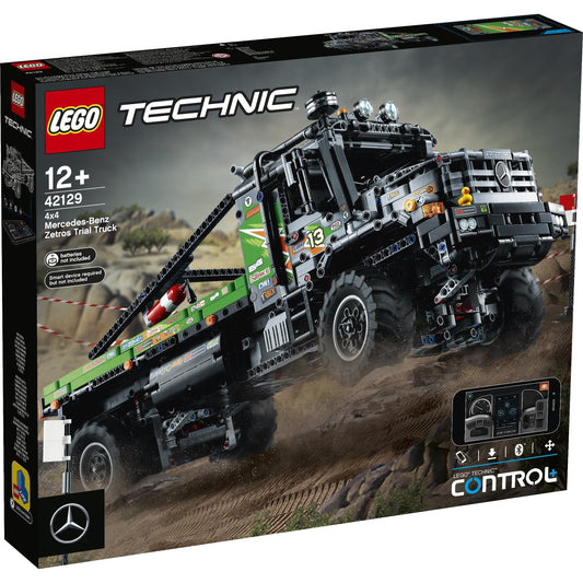 LEGO Technic 42129 - Camion de testări 4x4 Mercedes-Benz Zetros - cutie fata