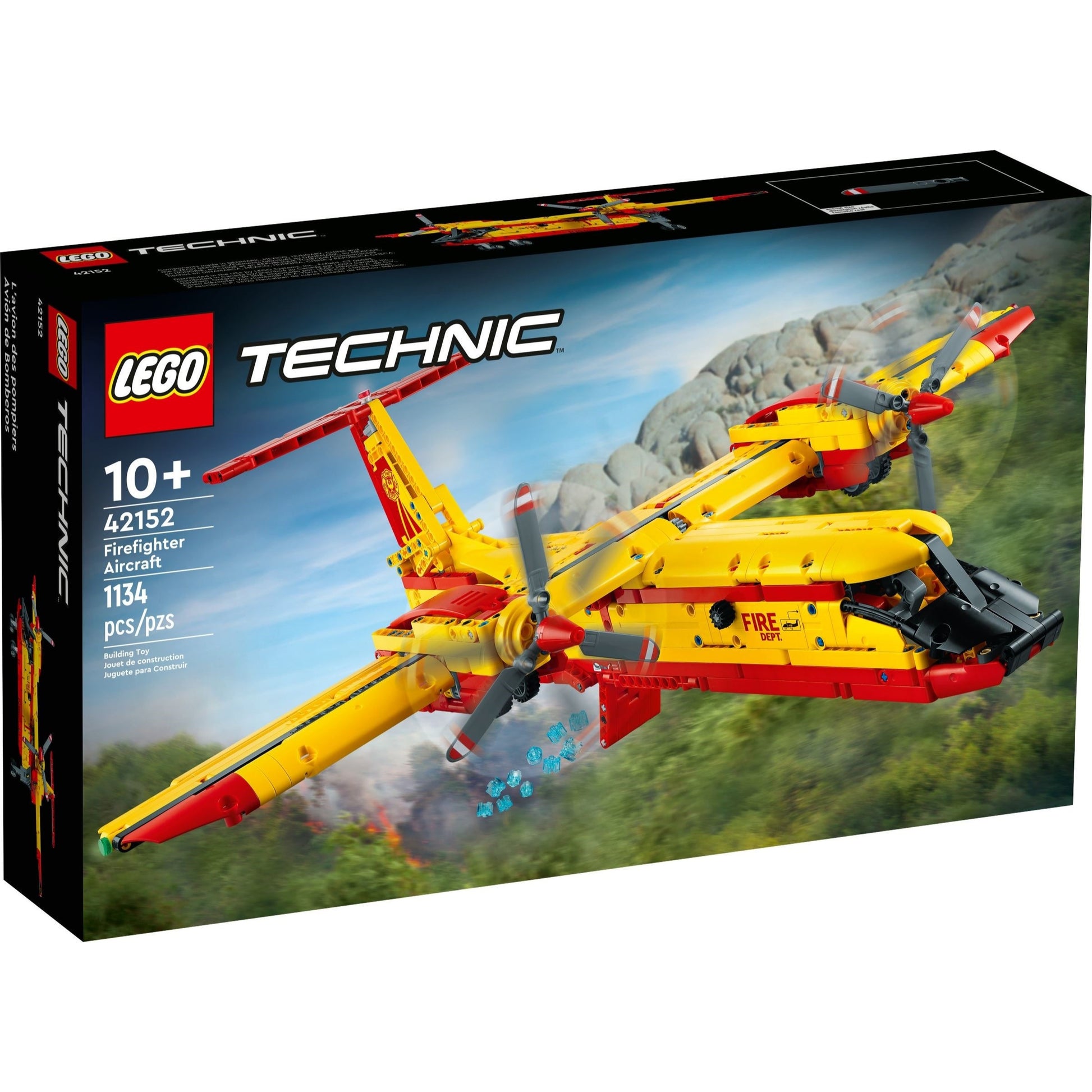 LEGO Technic 42152 - Avion de pompieri - cutie fata