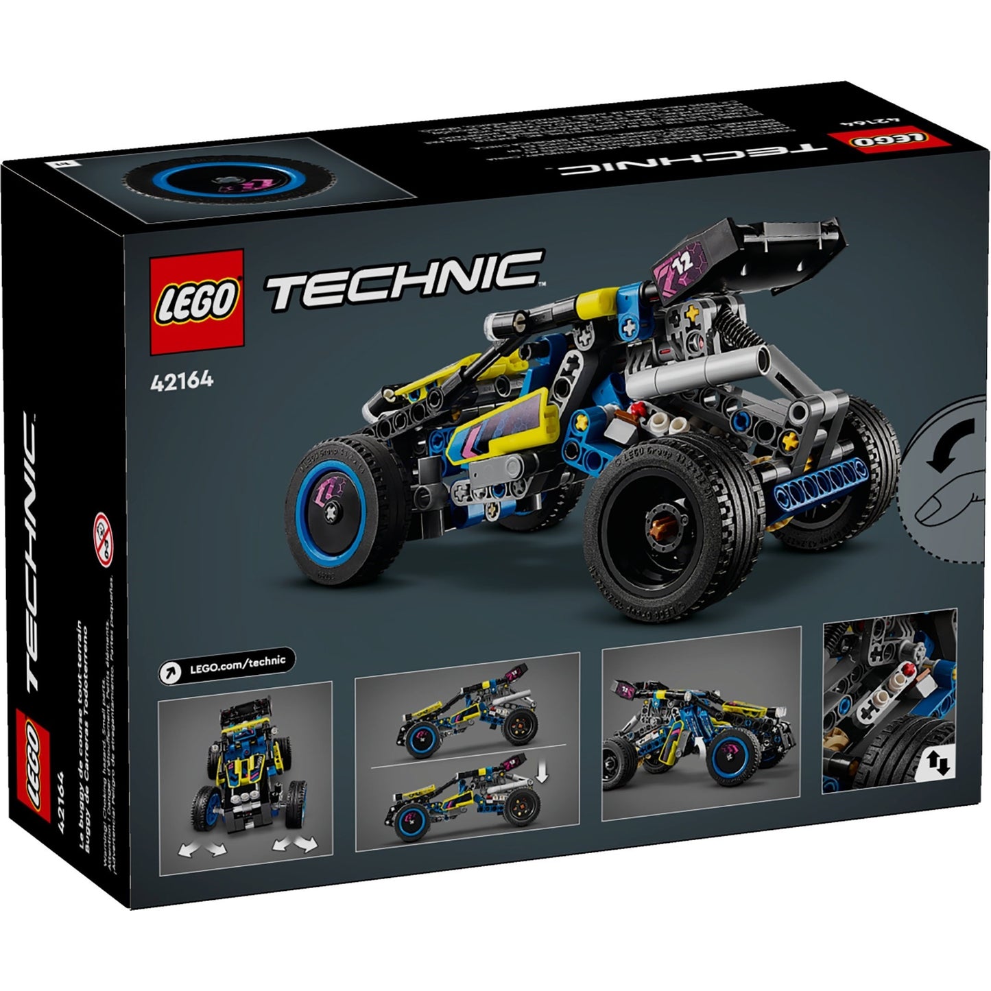 LEGO Technic 42164 - Buggy de curse off-road - cutie spate