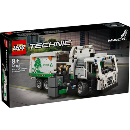 LEGO Technic 42167 - Autogunoieră Mack® LR Electric - cutie fata