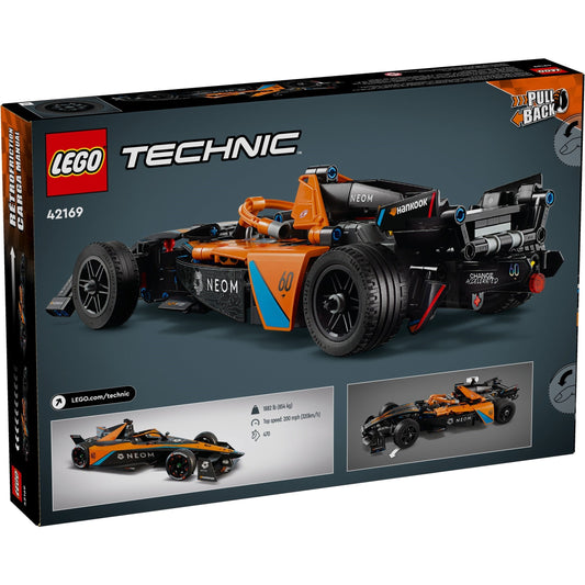LEGO Technic 42169 - NEOM McLaren Formula E Race Car - cutie spate