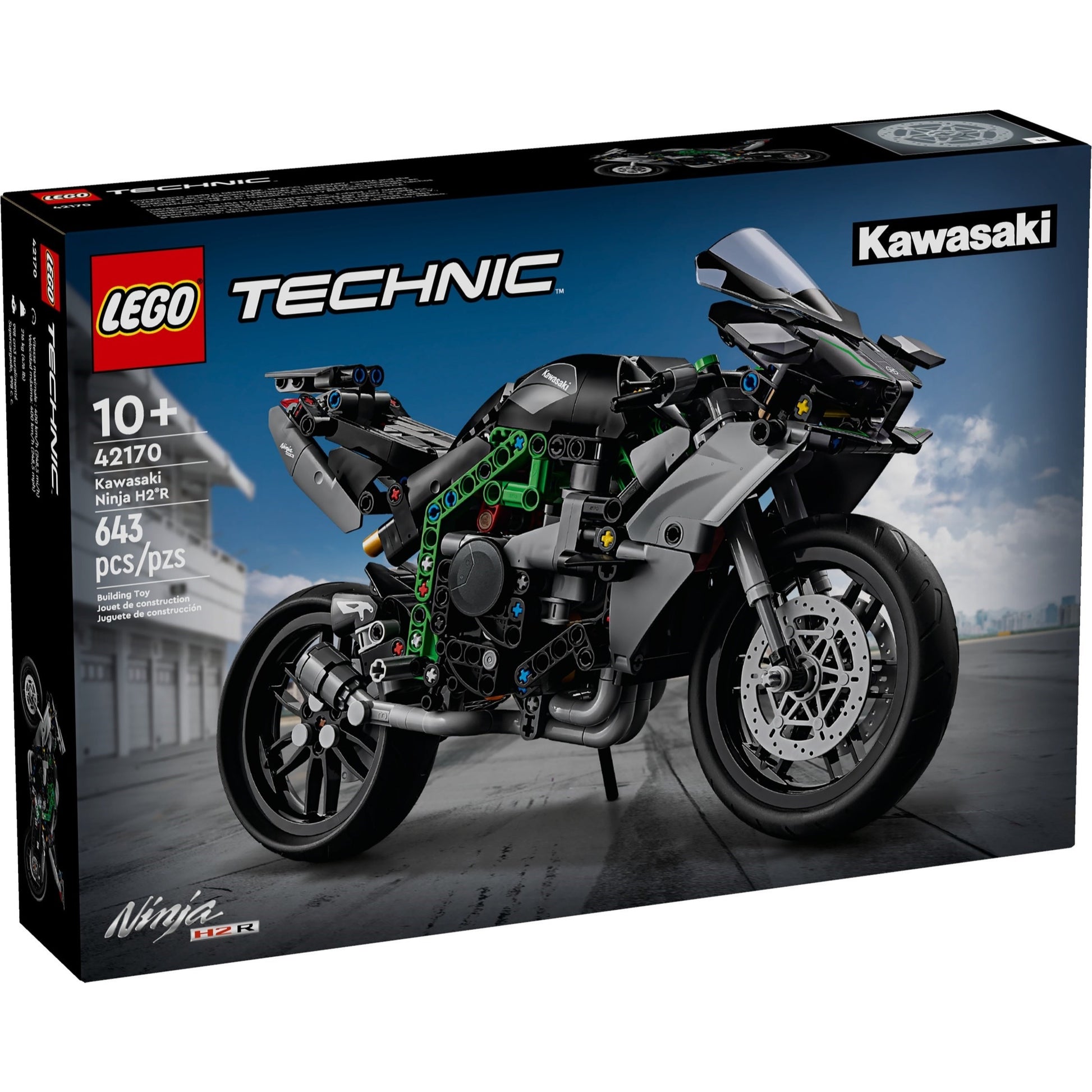 LEGO Technic 42170 - Motocicleta Kawasaki Ninja H2R - cutie fata
