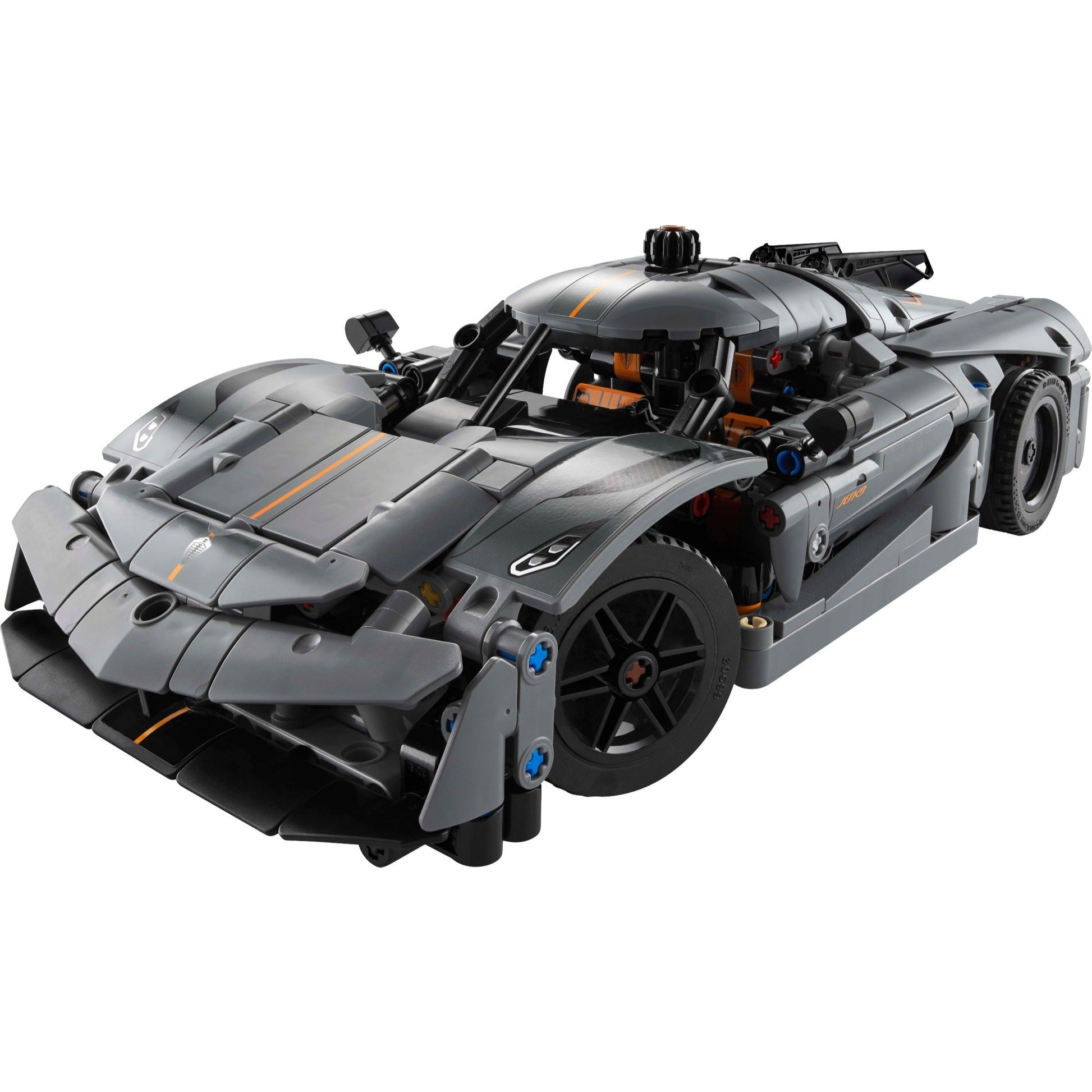 LEGO Technic 42173 - Hipermașina Koenigsegg Jesko Absolut gri - set construit