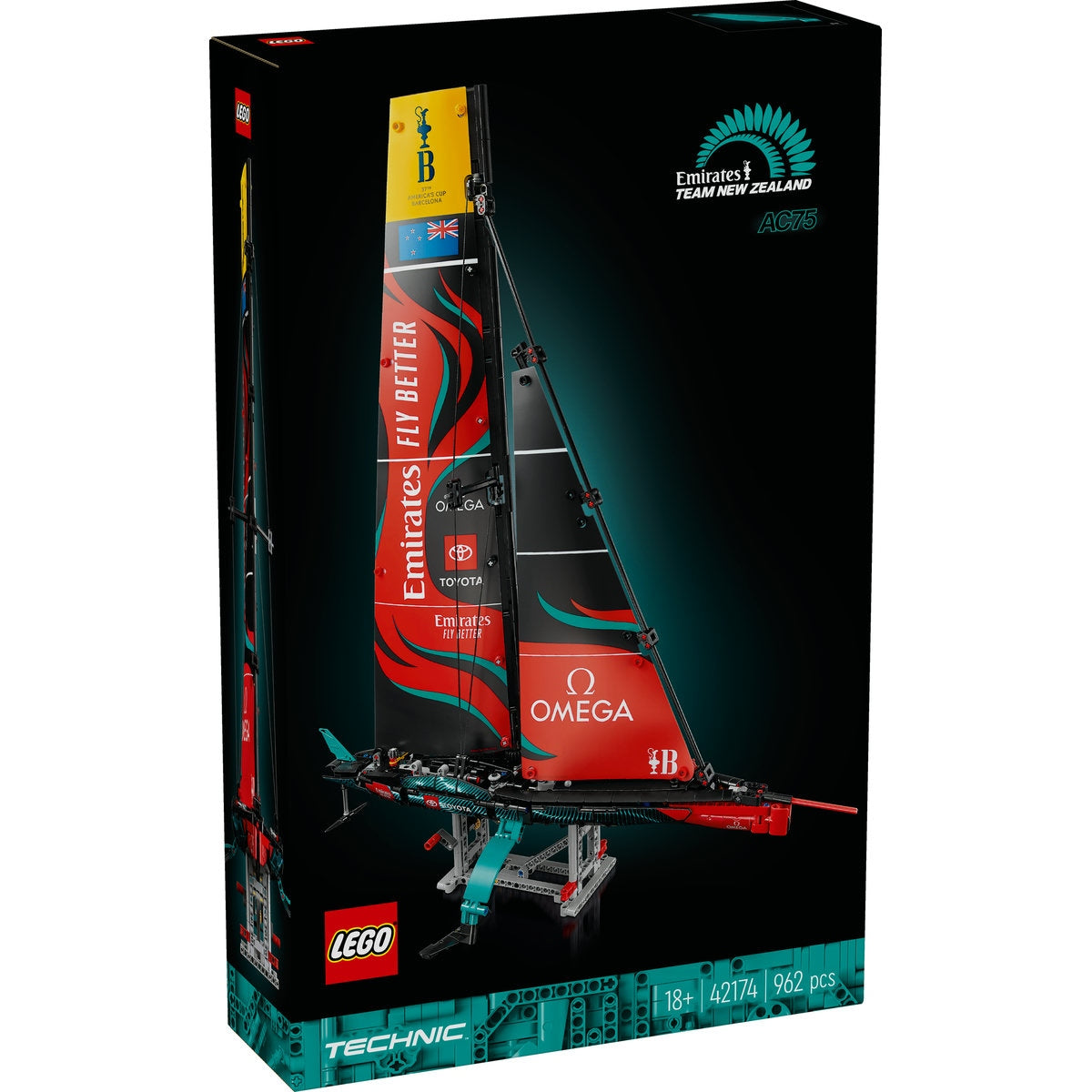 LEGO Technic 42174 - Iahtul Emirates Team New Zealand AC75 - cutie fata