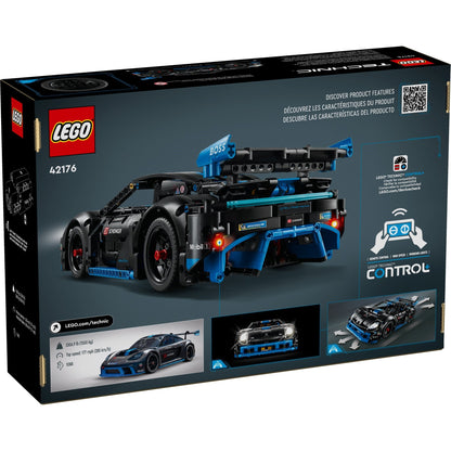 LEGO Technic 42176 - Mașina de curse Porsche GT4 e-Performance - cutie spate