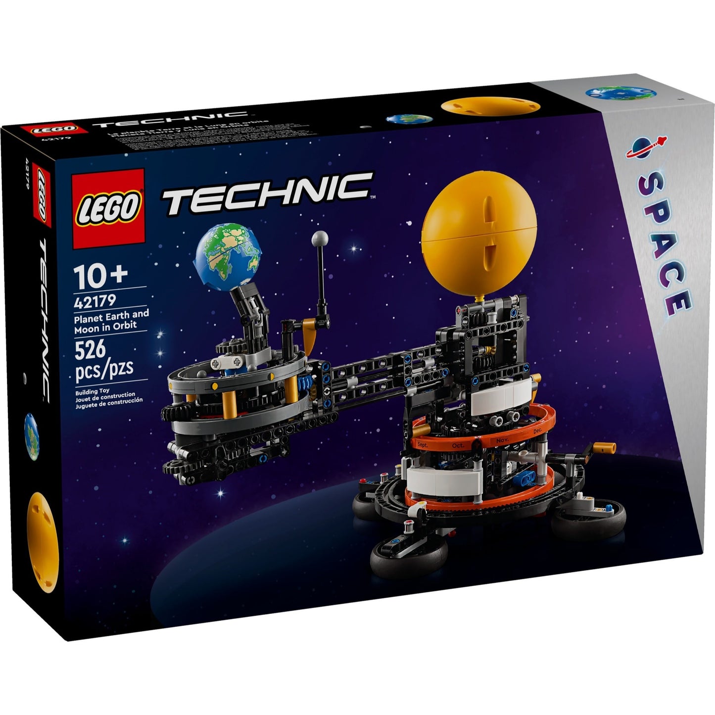 LEGO Technic 42179 - Planeta Pământ și Luna pe orbită - cutie fata