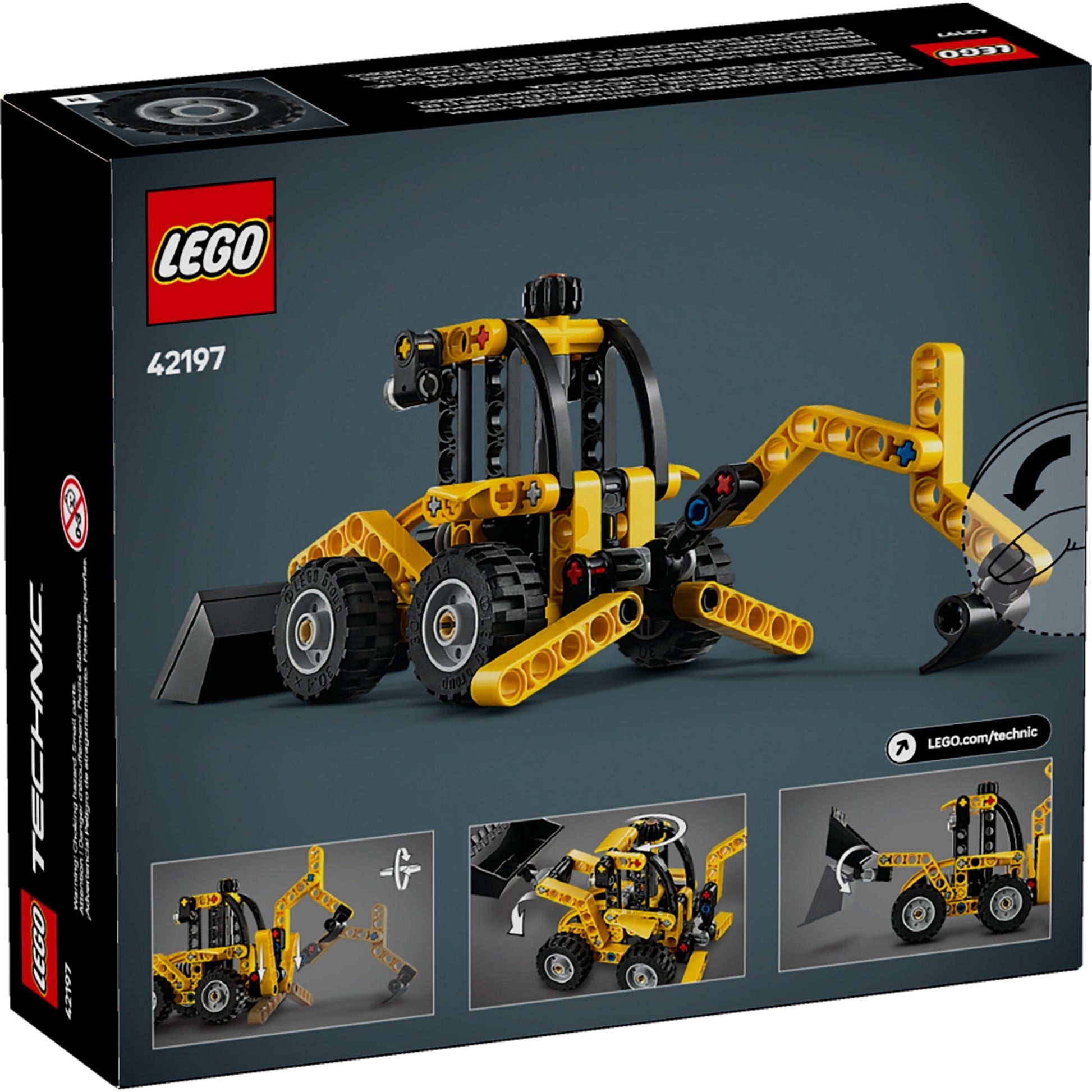 LEGO Technic 42197 - Buldoexcavator - cutie spate