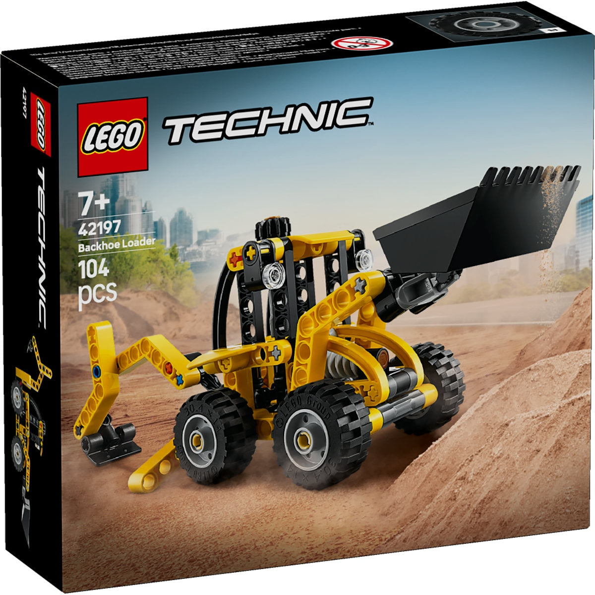 LEGO Technic 42197 - Buldoexcavator - cutie fata
