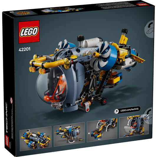 LEGO Technic 42201 - Submarin de cercetare la mare adâncime - cutie spate