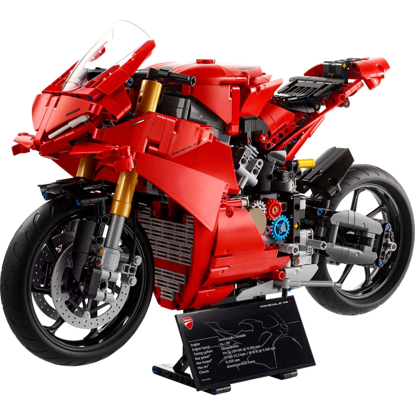LEGO Technic 42202 - Motocicleta Ducati Panigale V4 S - set construit