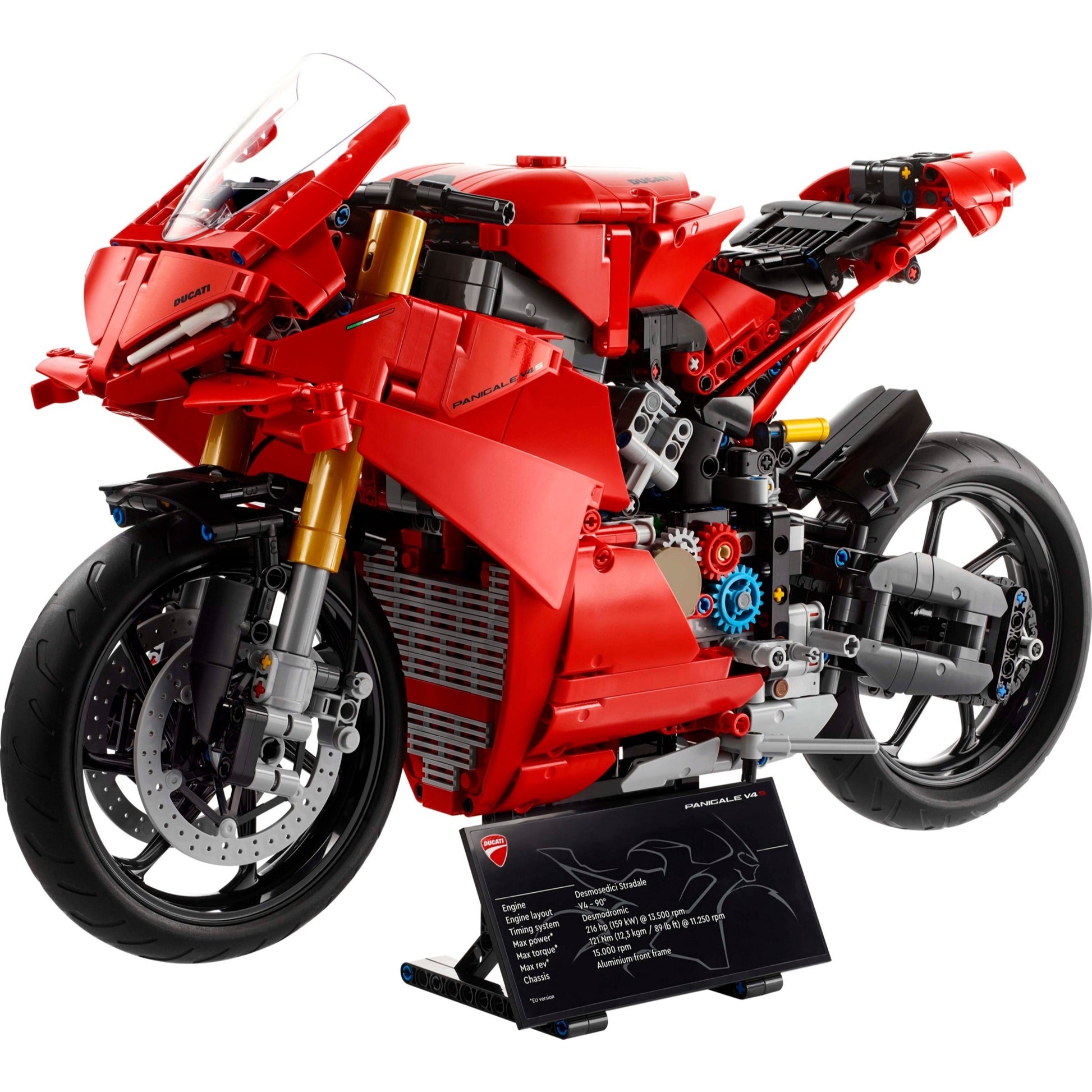 LEGO Technic 42202 - Motocicleta Ducati Panigale V4 S - set construit