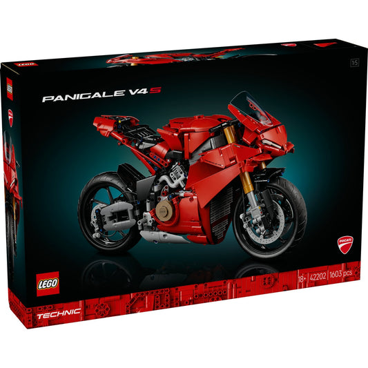 LEGO Technic 42202 - Motocicleta Ducati Panigale V4 S - cutie fata