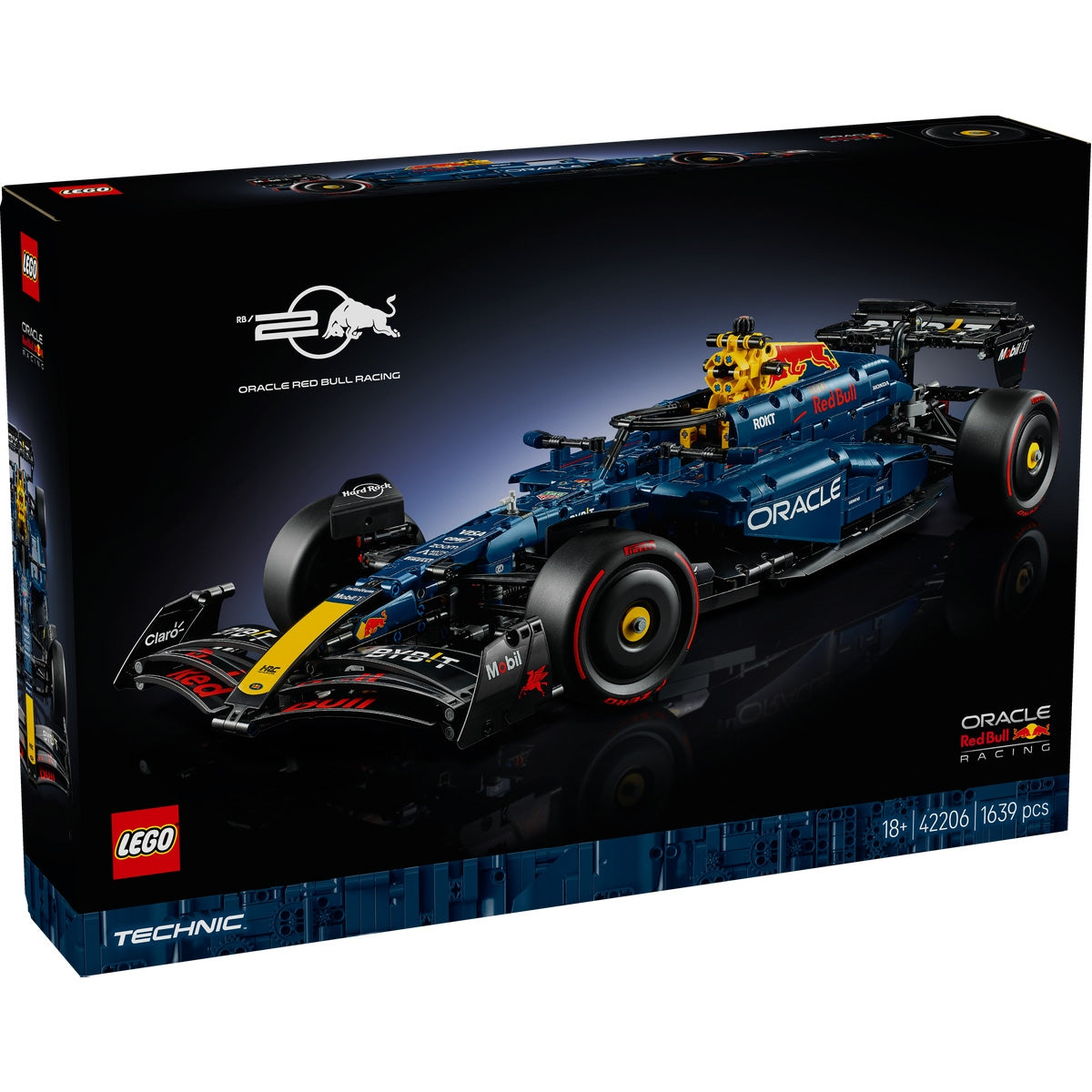 LEGO Technic 42206 - Mașina F1 Oracle Red Bull Racing RB20 - cutie fata