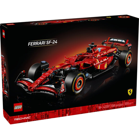 LEGO Technic 42207 - Mașina F1 Ferrari SF-24 - cutie fata