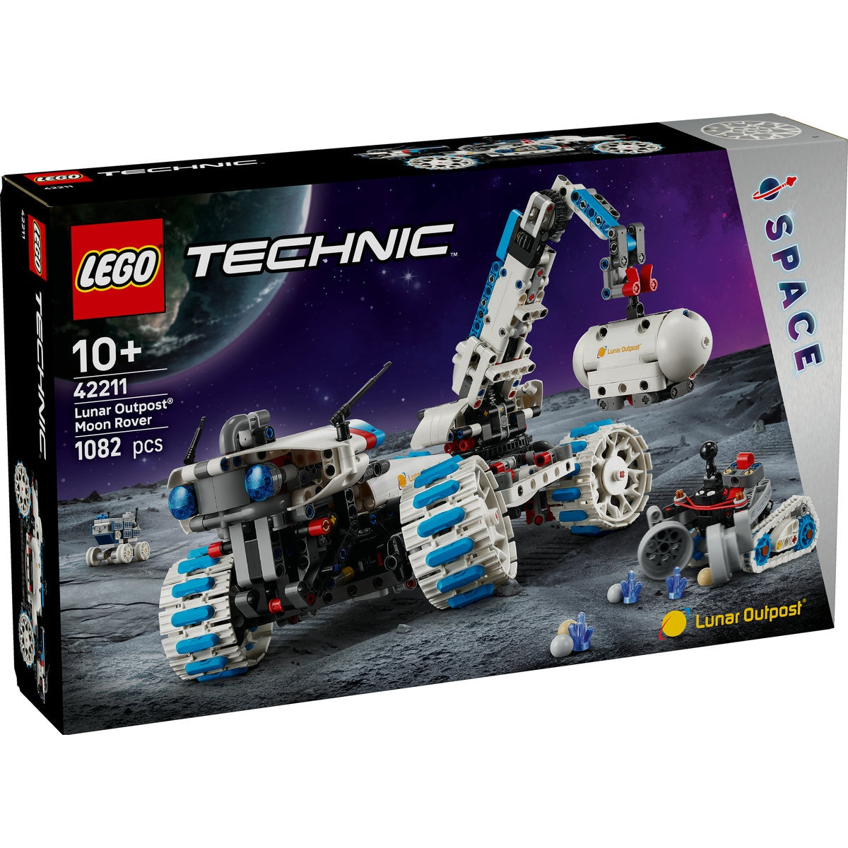 LEGO Technic 42211 - Vehicul spațial Rover Lunar Outpost - cutie fata