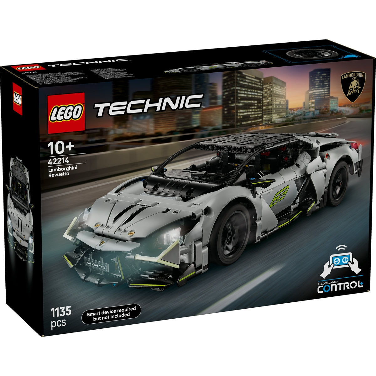 LEGO Technic 42214 - Supermașina sport Lamborghini Revuelto - cutie fata