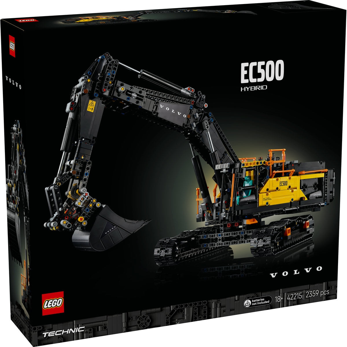 LEGO Technic 42215 - Excavator Volvo EC500 Hybrid - cutie fata