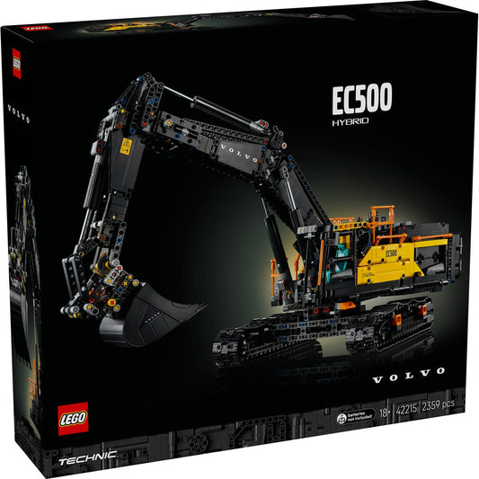 LEGO Technic 42215 - Excavator Volvo EC500 Hybrid - cutie fata