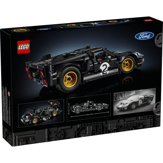 LEGO Technic 42223 - Mașina de curse 1966 Ford GT40 MKII - cutie spate