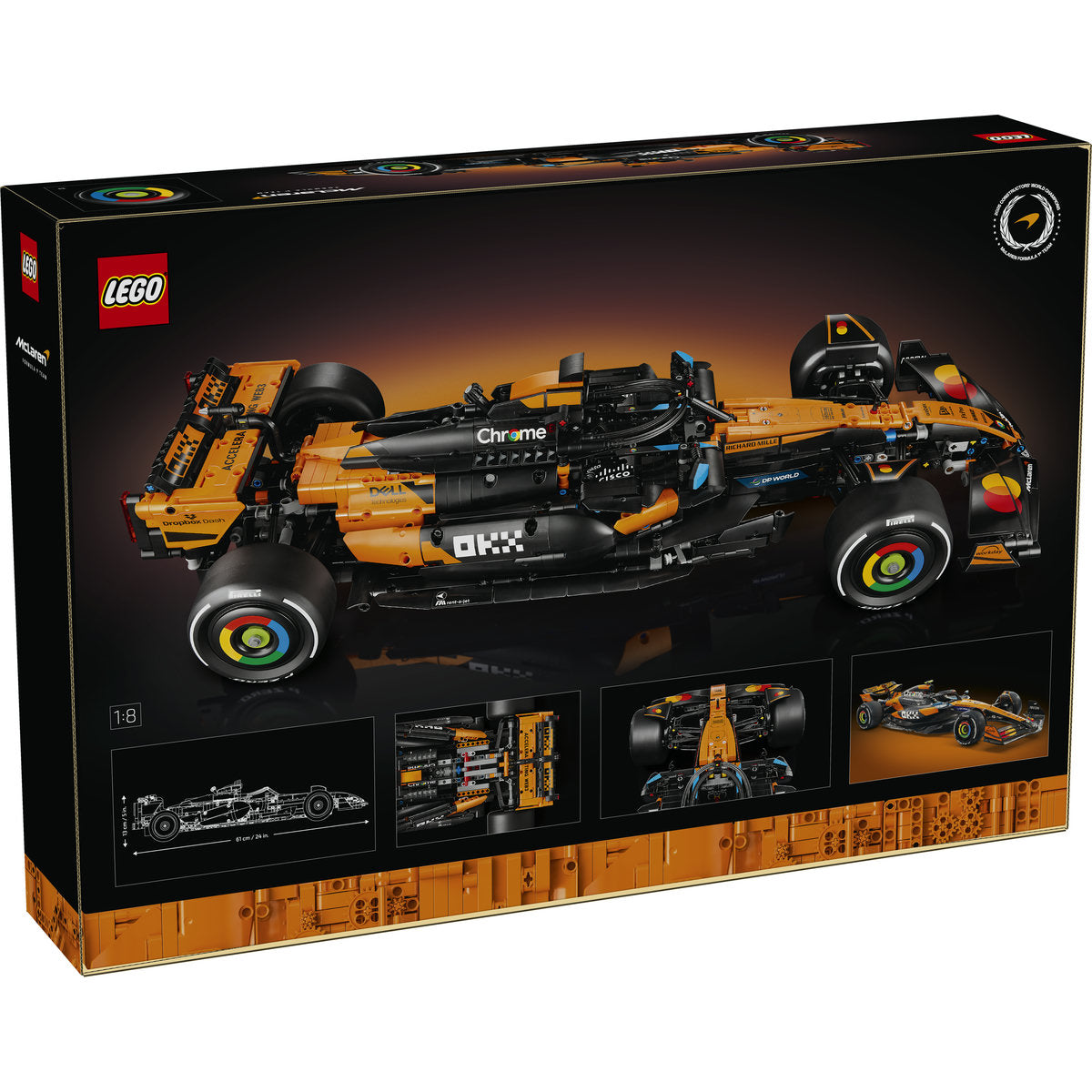 LEGO Technic 42228 Mașina F1® McLaren MCL39 - cutie spate