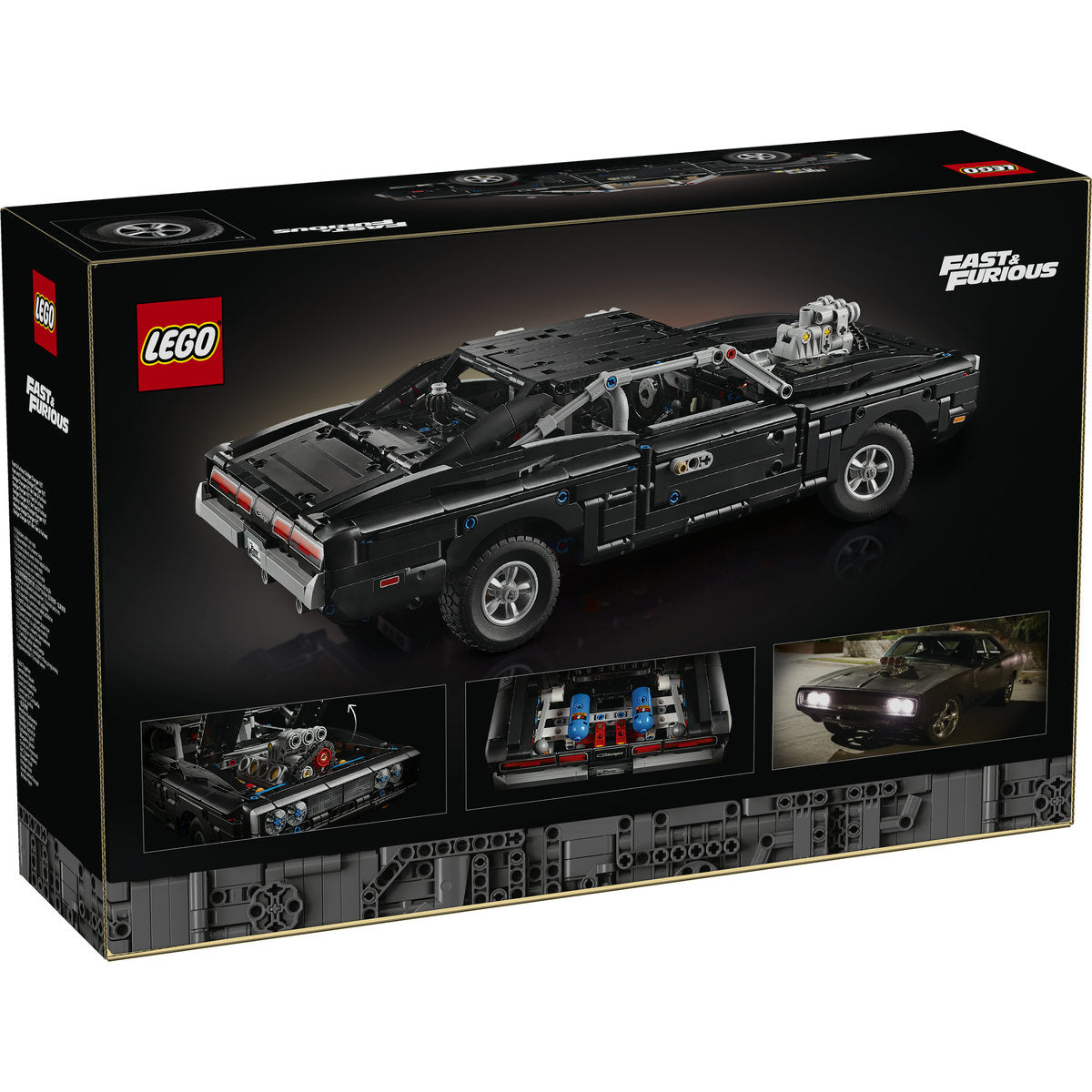 LEGO Technic 42231 Fast and Furious Dodge Charger R/T Car - cutie spate