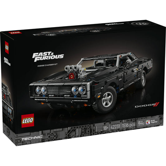 LEGO Technic 42231 Fast and Furious Dodge Charger R/T Car - cutie fata