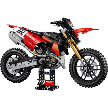 LEGO Technic 42238 Ducati Desmo450 MX Factory - set construit