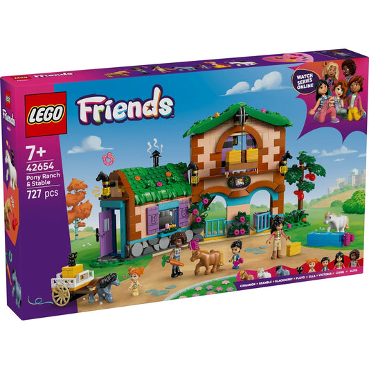 LEGO Friends 42654 Pony Ranch & Stable - cutie fata