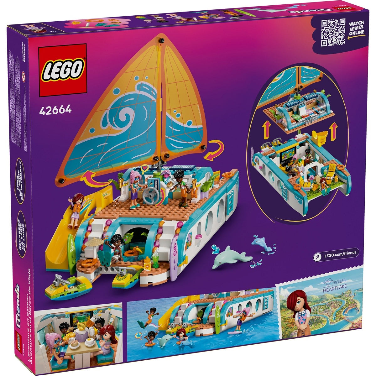 LEGO Friends 42664 - Călătoria aventuroasă cu barca