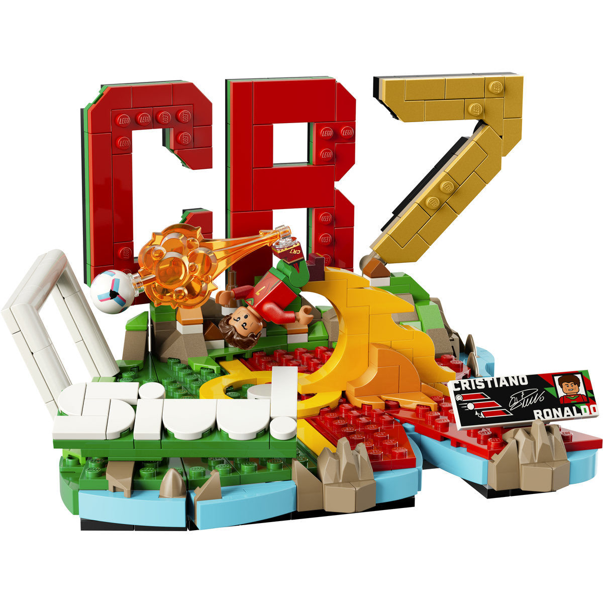 LEGO Editions 43012 Cristiano Ronaldo – Football Highlights - set construit