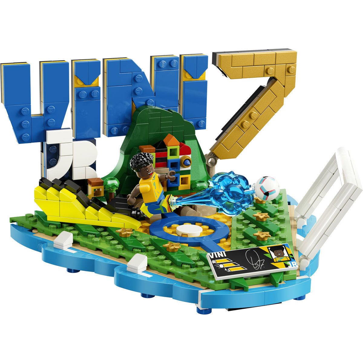 LEGO Editions 43027 Vini Jr. – Football Highlights - set construit