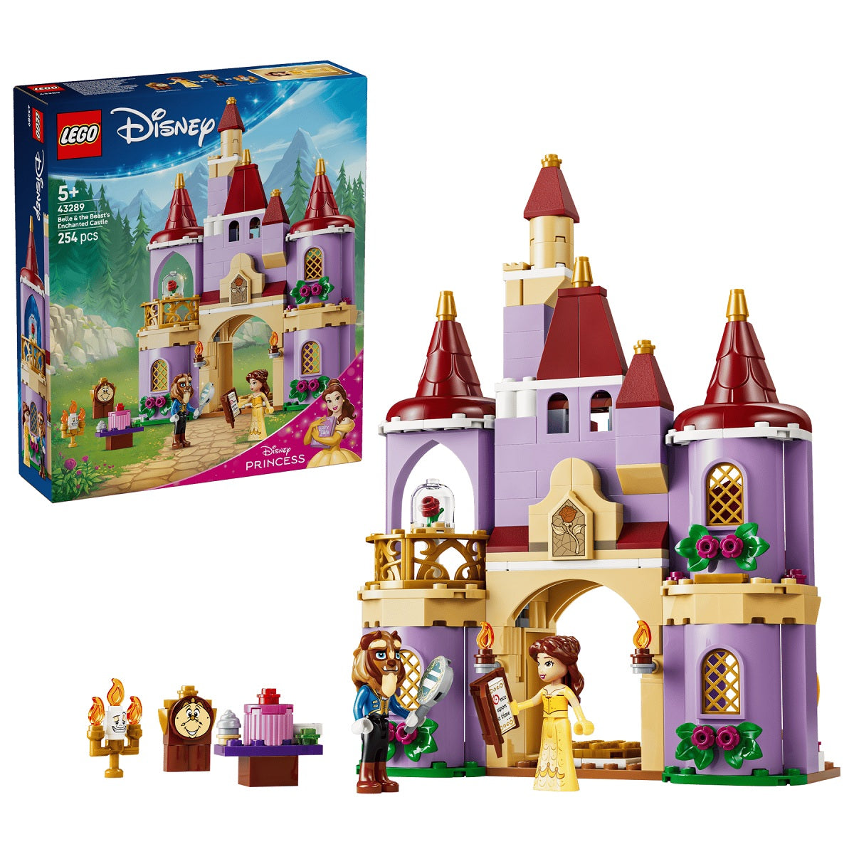 LEGO Disney 43289 Belle & the Beast's Enchanted Castle