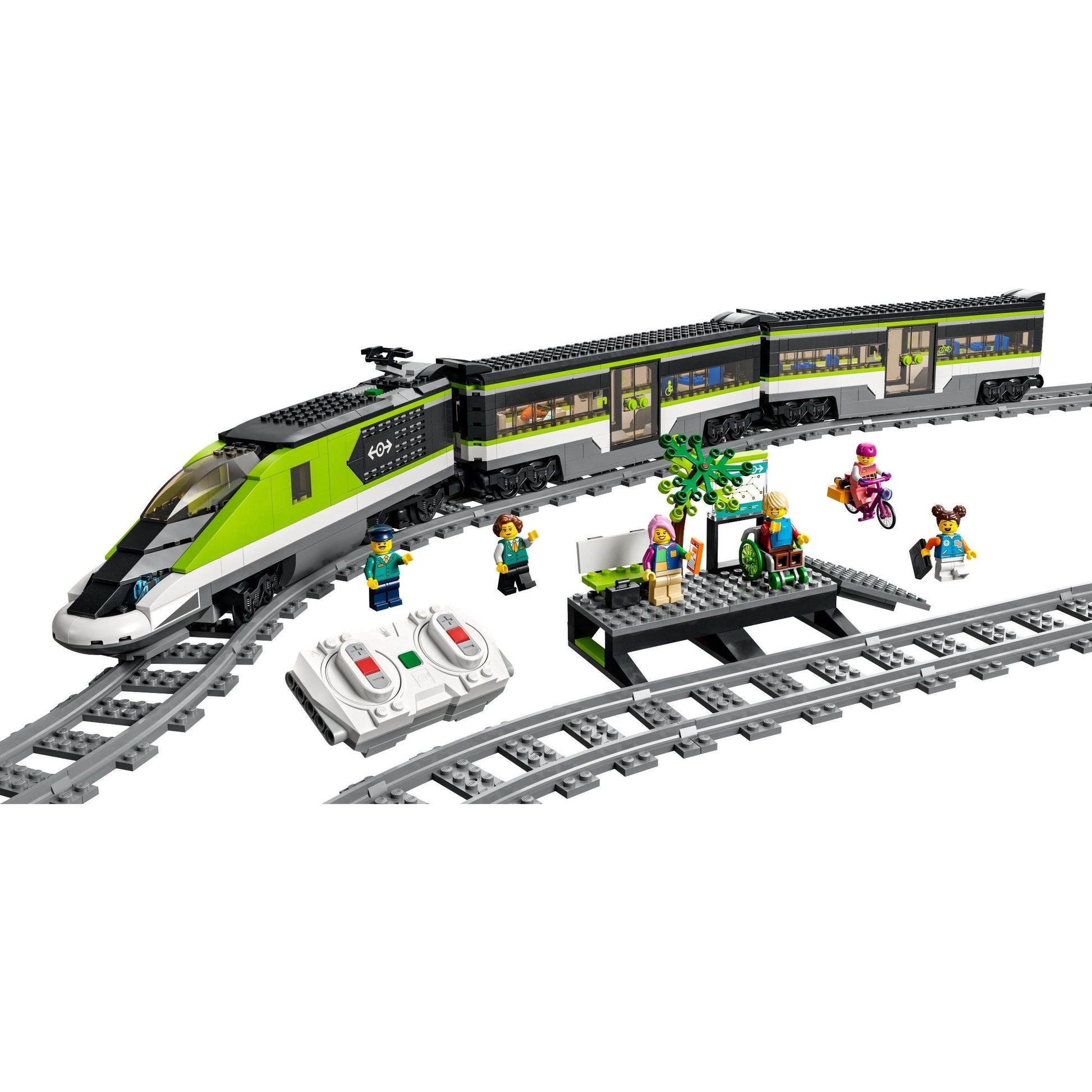 LEGO City 60337 - Tren expres de pasageri - set construit
