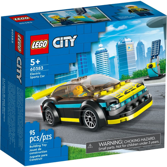 LEGO City 60383 Mașină sport electrică - cutie fata