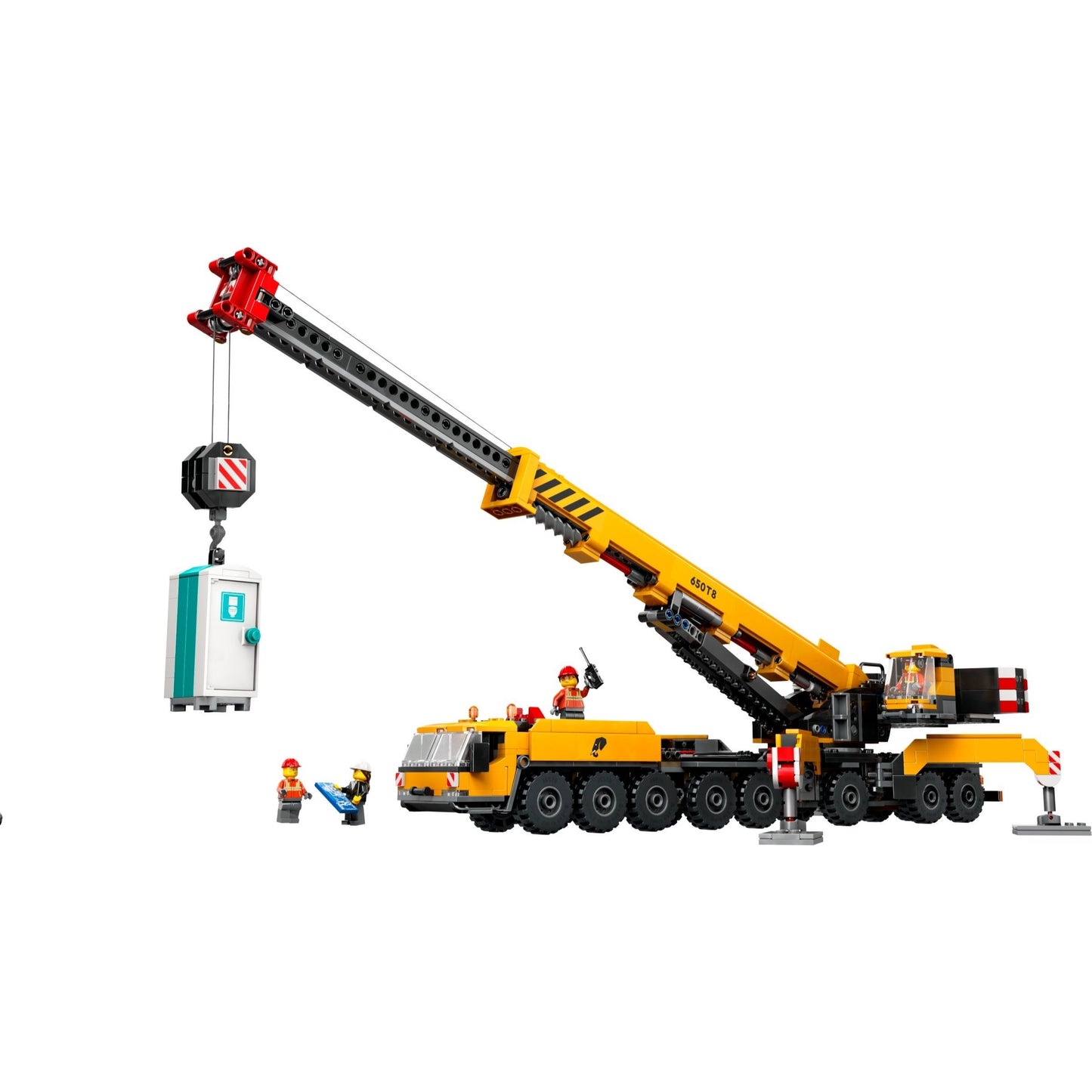 LEGO City 60409 - Macara mobilă galbenă de construcții - set construit