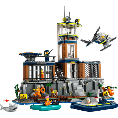 LEGO City 60419 Insula-închisoare - set construit