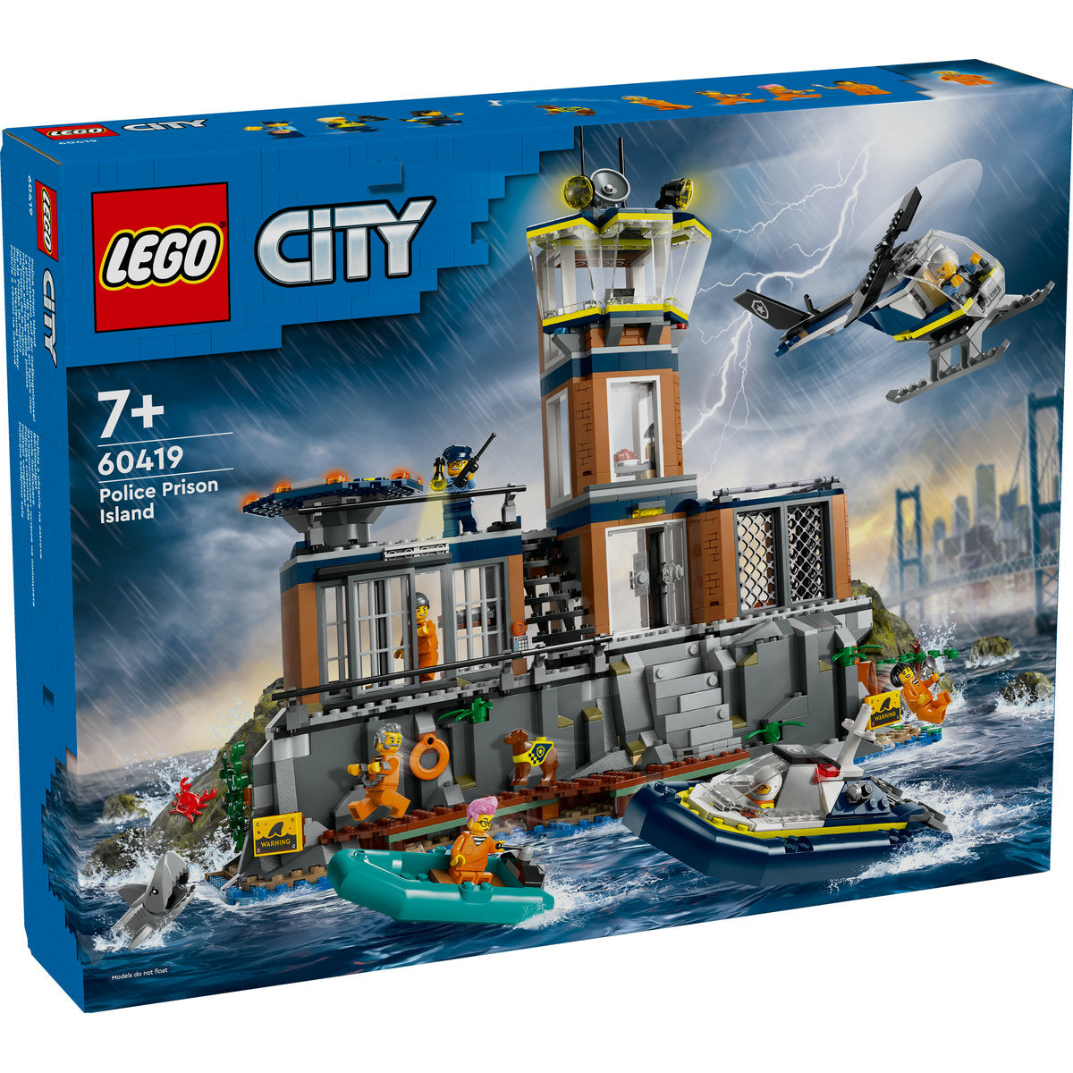 LEGO City 60419 Insula-închisoare - cutie fata