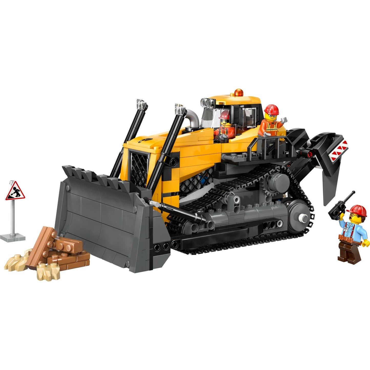 LEGO City 60466 - Buldozer galben - set construit