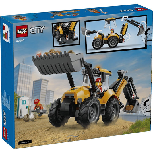 LEGO City 60480 Backhoe Loader - cutie spate
