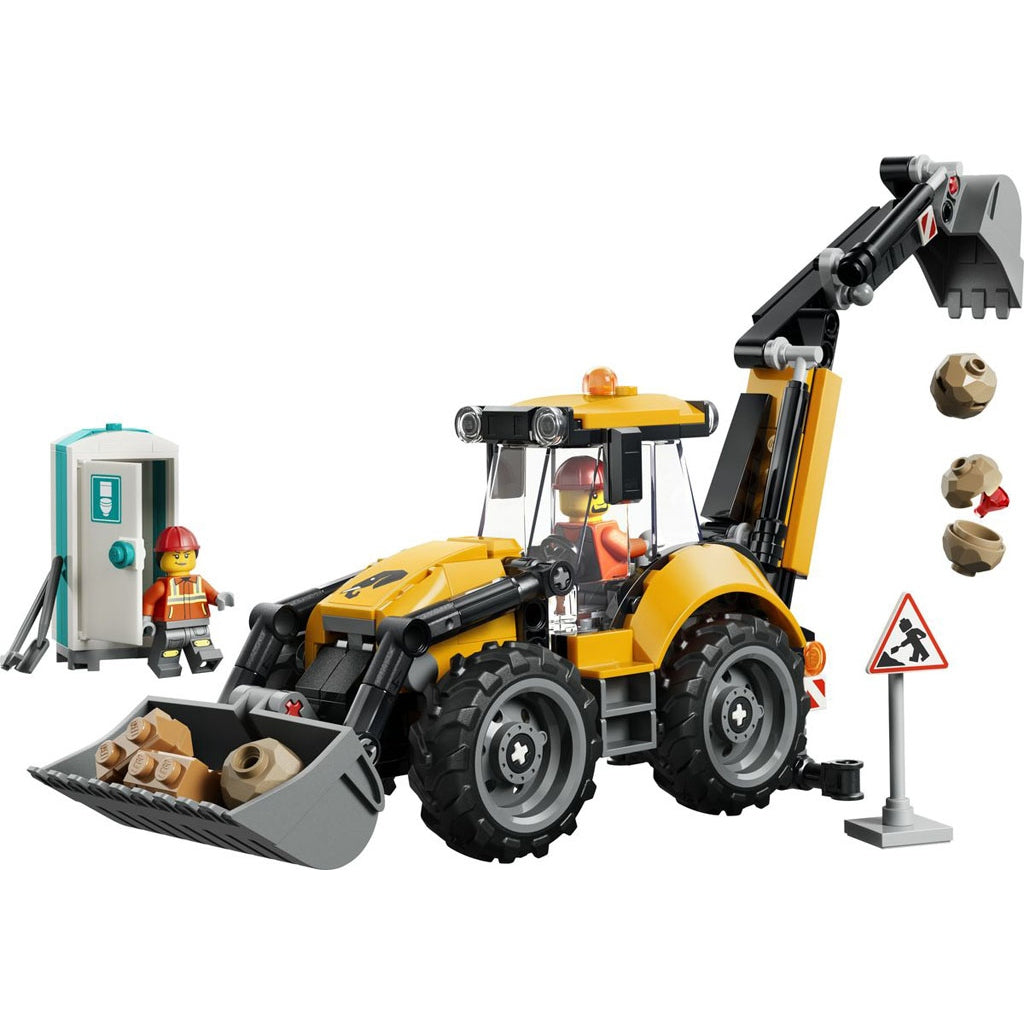 LEGO City 60480 Backhoe Loader - set construit