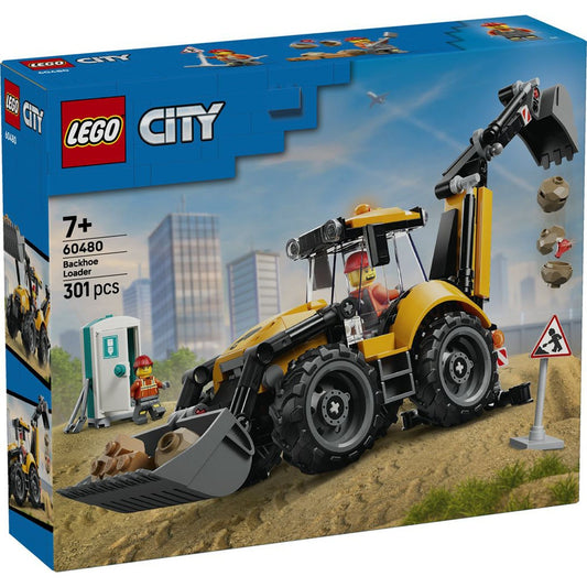 LEGO City 60480 Backhoe Loader - cutie fata
