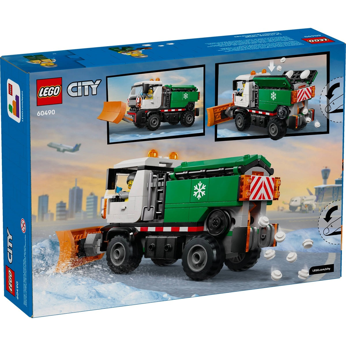LEGO City 60490 - Vehicul cu plug de zăpadă