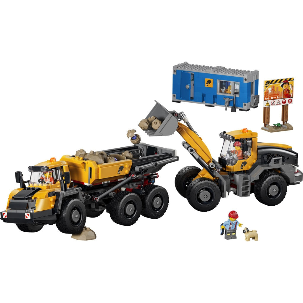 LEGO City 60494 Dump Truck Front End Loader - set construit