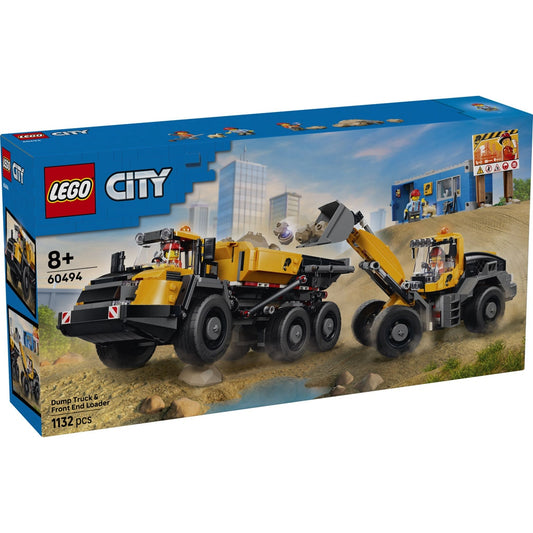 LEGO City 60494 Dump Truck Front End Loader - cutie fata