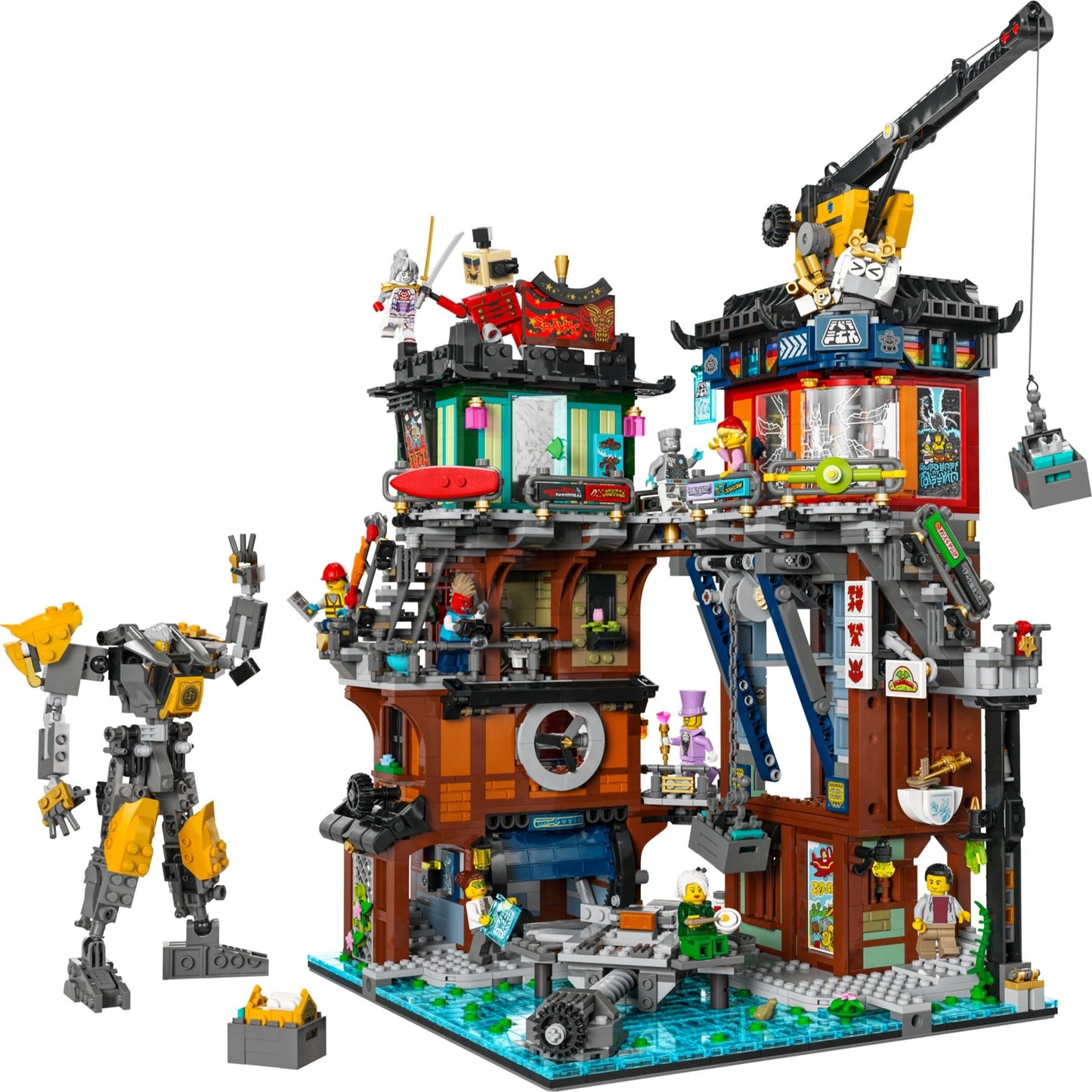 LEGO NINJAGO 71837 NINJAGO City Workshops - set construit